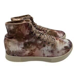 Nobull‎ Project High Top Trainer Womens 9.5 Mens 8 Tie Dye Canvas Lace Up Shoes